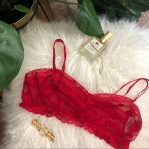 Hanky Panky Sheer Heart Bralette ♥️